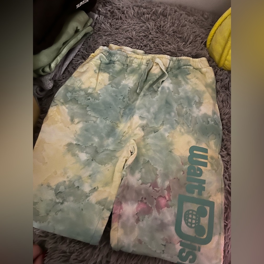 Tie dye woman’s disney joggers